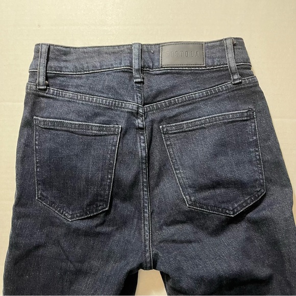 Pistola L.A. Womens Lennon High Rise Sz 24 Boot Jeans Style #P6088CSF Dark Denim - Picture 2 of 5